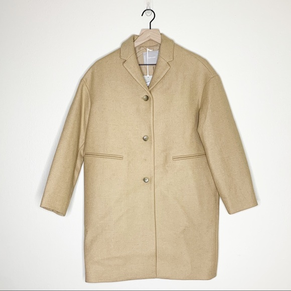 NWT Everlane The Cocoon Camel Long Sleeve Coat 0 - Picture 2 of 11